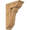Ekena Millwork Olympic Traditional Smooth Bracket w/ Offset Brace, Western Red Cedar, 7 1/2"W x 18"D x 26"H BKT0806X18X26OLY01SWR - alternate 1